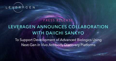 Under the collaboration, Daiichi Sankyo will work with Leveragen to apply Leveragen’s in vivo antibody discovery capabilities in support of selected research programs. The collaboration reflects a shared interest in exploring innovative discovery approaches that may enable the generation and evaluation of antibody-based biologics across multiple therapeutic areas, and further supports Leveragen’s strategy of working with leading pharmaceutical and biotechnology companies to apply its in vivo discovery platforms in early-stage research and preclinical development.