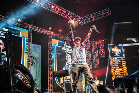 Simms Pro Dylan Nutt captured the 2026 Bassmaster Classic Championship on the Tennessee River in Knoxville, Tenn., delivering one of the most remarkable breakthrough victories in recent tournament history.