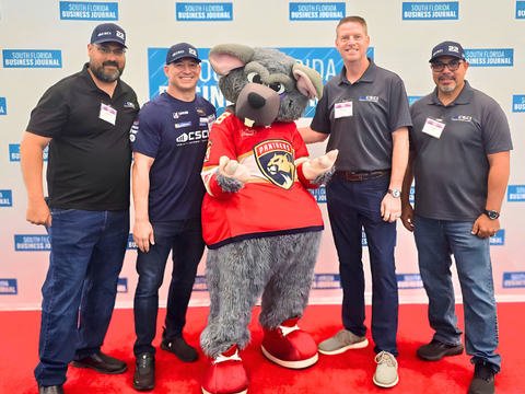 CSCI leadership team members attend the South Florida Business Journal’s 2026 Best Places to Work awards, where the company ranked No. 6 in the Medium Company category.