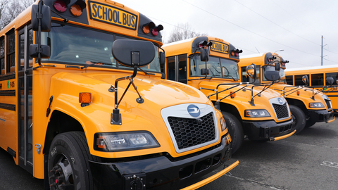 Prince William County Public Schools Unveils 62 New Blue Bird Propane Buses Equipped with Industry-First Driver Airbags