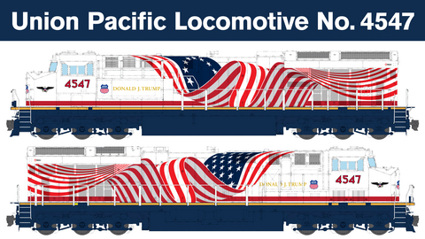 Union Pacific's newest commemorative locomotive: No. 4547