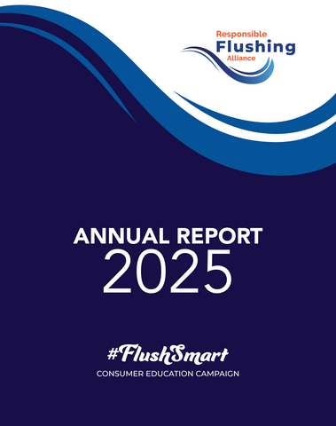 original The Responsible Flushing Alliance releases its 2025 annual report and will host its virtual annual meeting on April 15 from 10-11 a.m. PDT. To register, go to www.flushsmart.org. Who should attend? Wastewater agencies, water quality NGOs, nonwovens industry, media.