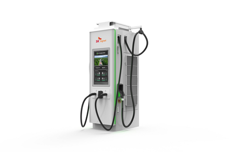 original SK Signet 400kW All-In-One DC Fast Charger (Image: SK Signet)