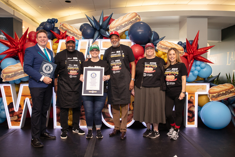 original Philadelphia International Airport and MarketPlace PHL set a Guinness World Record today for the "Longest Line of Cheesesteaks" in celebration of National Cheesesteak Day, March 24, 2026.