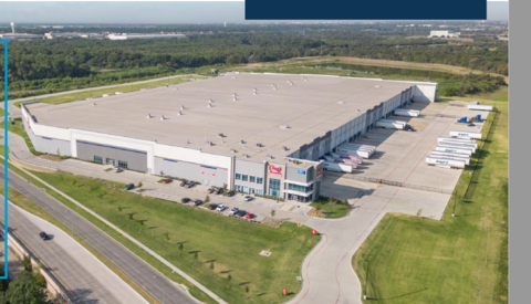 Aerial view of 2051 MacArthur Boulevard in Grand Prairie, Texas, where CEC Facilities leased 379,009 square feet to support its expanding data center and industrial infrastructure operations. March 24, 2026.