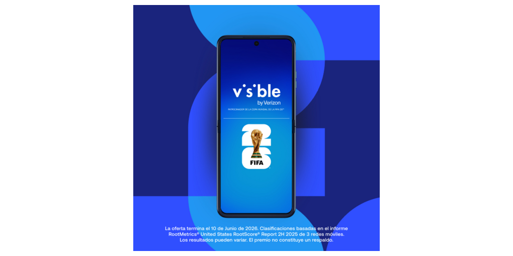 Permanece conectado durante la Copa Mundial de la FIFA 2026™ con el nuevo eSIM Travel Pass de Visible