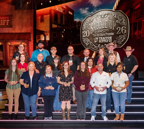 20 Team Members were recognized in early March during Tractor Supply Company’s Annual Sales Meeting.