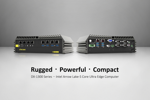 original Cincoze DX-1300 Series Rugged, Powerful, Compact Intel Arrow Lake-S Core Ultra Edge Computer