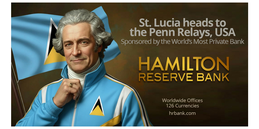 Hamilton Reserve Bank patrocina el evento St. Lucia Penn Relays 2026, el primero en la historia de Santa Lucía