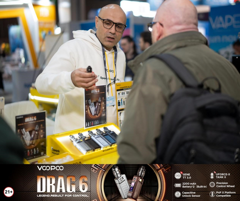 Le Drag 6 Vole La Vedette Au Salon Vapexpo Paris 2026 : Une Référence En Matière De Design, De Durabilité Et De Convivialité
