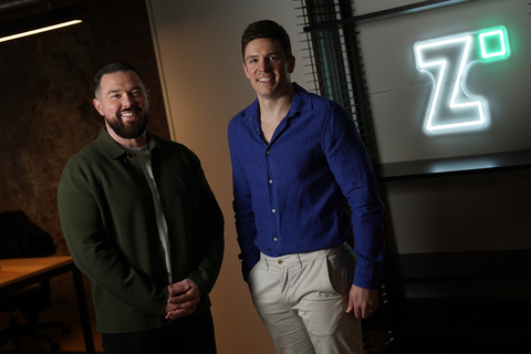 Left to right are Paul Duffy (CEO) and James Buchan (Founder) of Zudu (photo by Stewart Attwood)