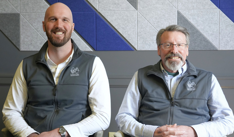 original (Left) Josh Humberston, PhD, CEO, and (right) Neil Schonwald, CTO, co-founded Coastal Measures to make coastal data work better for those who need to make critical decisions.