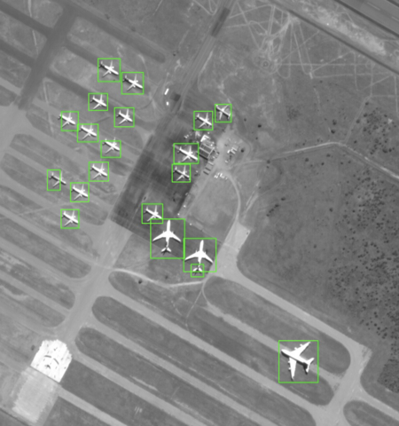 Imagery captured by Pelican-4 on March 25, 2026 over Alice Springs, Australia, demonstrating the first successful deployment and execution of AI-driven object detection directly onboard Planet spacecraft. This first detection has an 80% detection accuracy on raw imagery. Work is underway to improve model precision and recall as Planet refines its models.