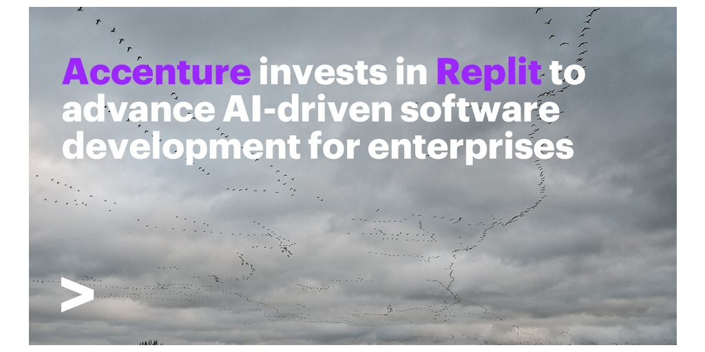 Accenture Invests in Replit to Advance AI-Driven Software Development for Enterprises