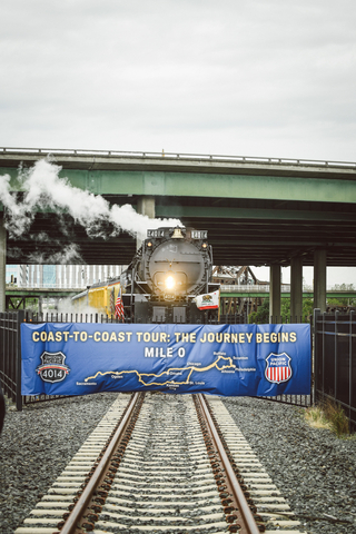 original Union Pacific's Big Boy No. 4014 embarks on its coast-to-coast tour Friday, April 10, from Sacramento, California.