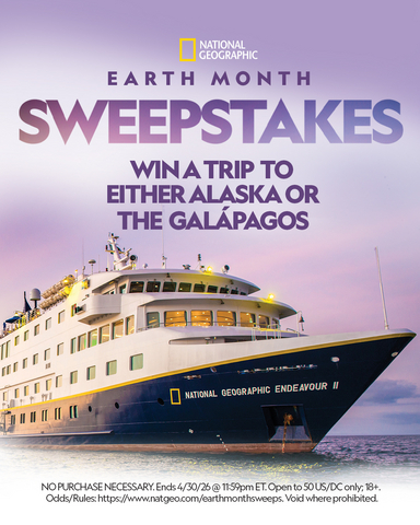 original National Geographic "Step Into Wonder" Sweepstakes