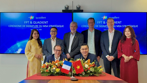 original The MSA signing ceremony between FPT and Quadient took place in Paris, France