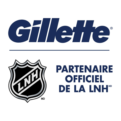 Gillette est le partenaire officiel de la LNH en matière de rasage au Canada