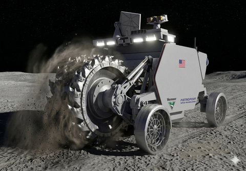 Surface Miner for autonomous lunar construction