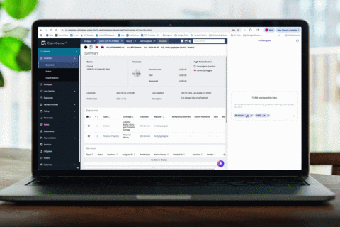 original ProNavigator in action within Guidewire ClaimCenter, providing tier-based customer service guidance. (Source: Guidewire)
