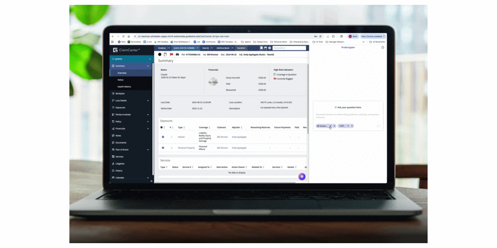 ガイドワイア、保険業務のワークフローに専門知見に基づくAIインサイトを組み込む「ProNavigator」を発表