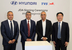 (L to R) Sharad Mishra, President, Group Strategy, TVS Motor Company; K.N. Radhakrishnan, Director and CEO, TVS Motor Company; Amitabh Lal Das, Chief Legal Officer of Hyundai Motor India Limited; Joongsun Ko, Senior Vice President of Corporate Strategy & Planning at Hyundai Motor Company.