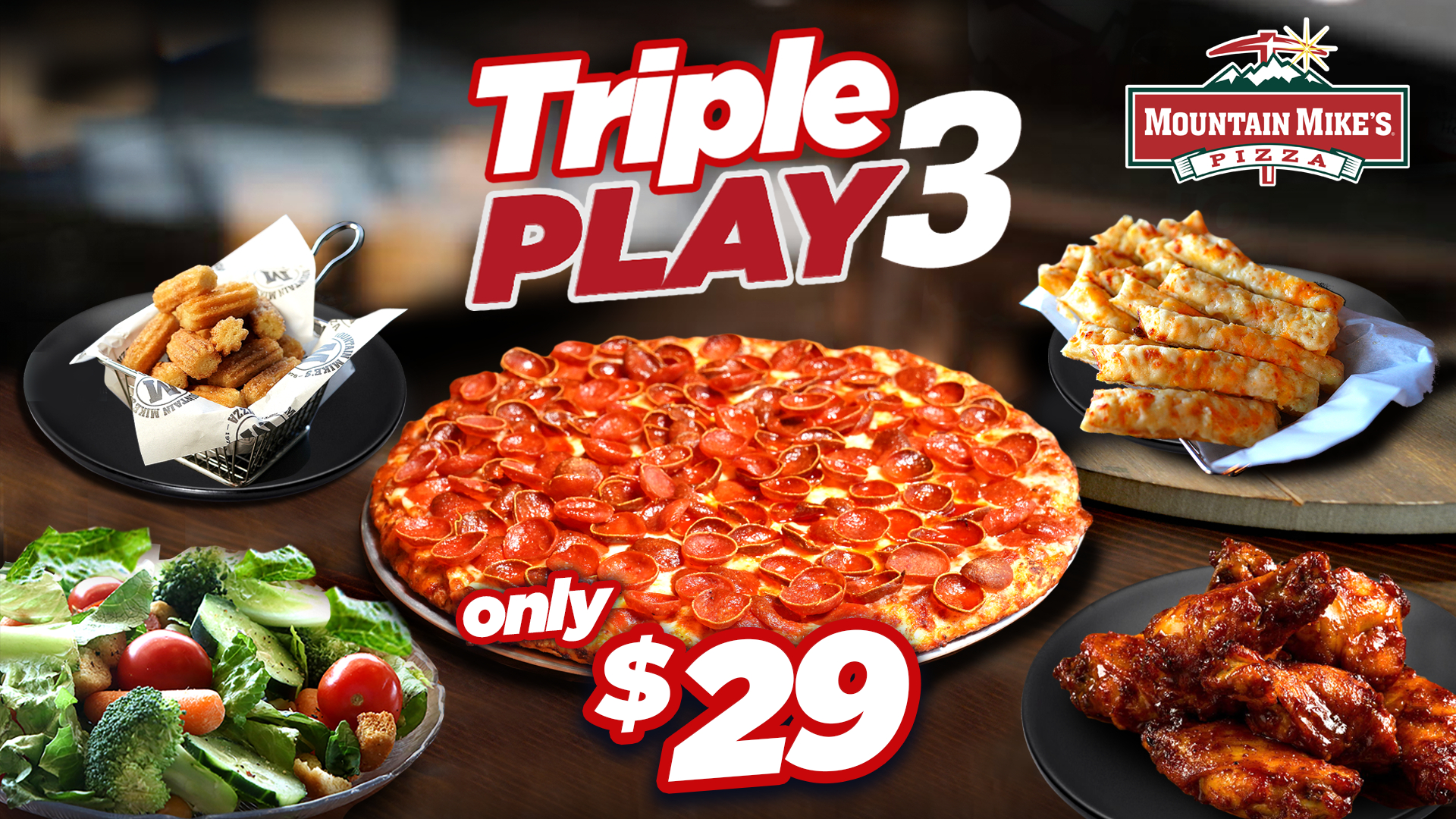 Mountain Mike’s Pizza Launches Triple Play Bundle for Game Day Watch Parties