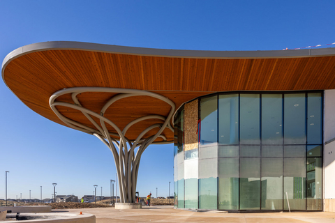 original Exterior view of the Anythink Nature Library in Thornton, Colorado, a 33,000-square-foot indoor and outdoor community hub set to open in August of 2026. The space is designed to expand access to nature-based learning through hands-on programs and experiences supported by the Anythink Foundation’s Kinship Campaign. (Courtesy of GH Phipps Construction)