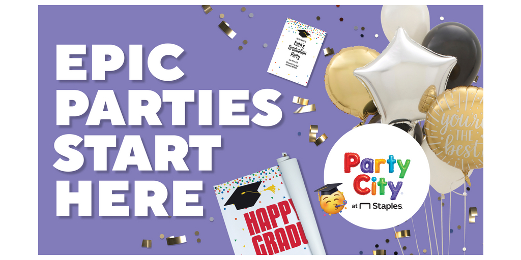 Staples® and Party City Announce Strategic Partnership to Make Celebrations Easy