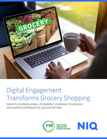 original Online grocery sales power omnichannel growth as the market is poised to reach $452 billion by 2028, according to the latest ecommerce report unveiled by The Food Industry Association and NIQ.