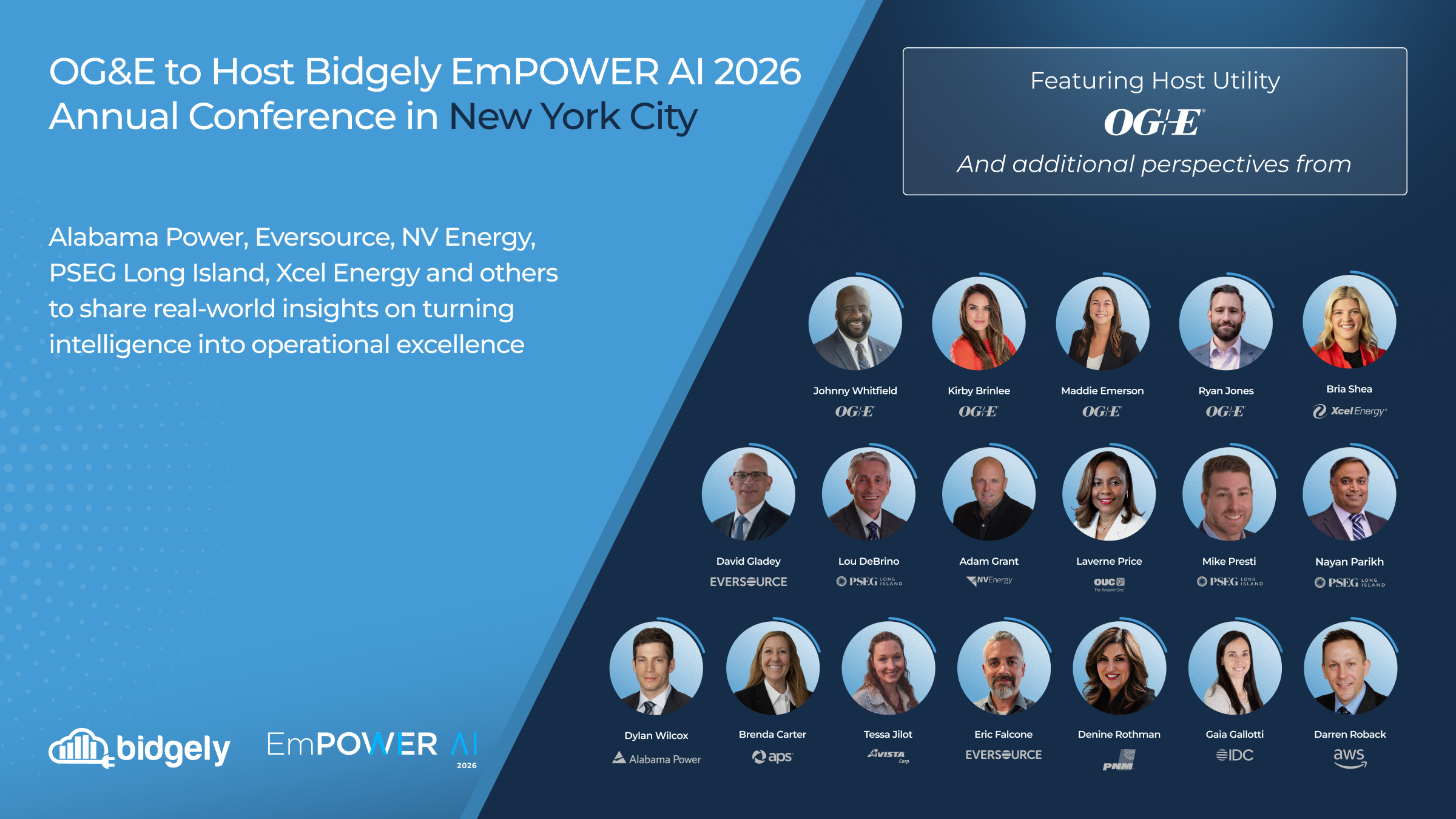 This year's EmPOWER AI conference will demonstrate how utilities move from AI experimentation to enterprise-wide scalability with Bidgely's UtilityAI.