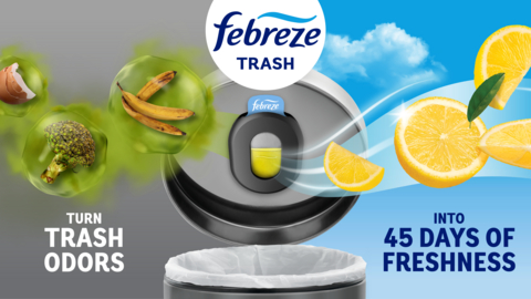 Febreze Unveils the Latest Innovation in Home Freshness: Febreze TRASH