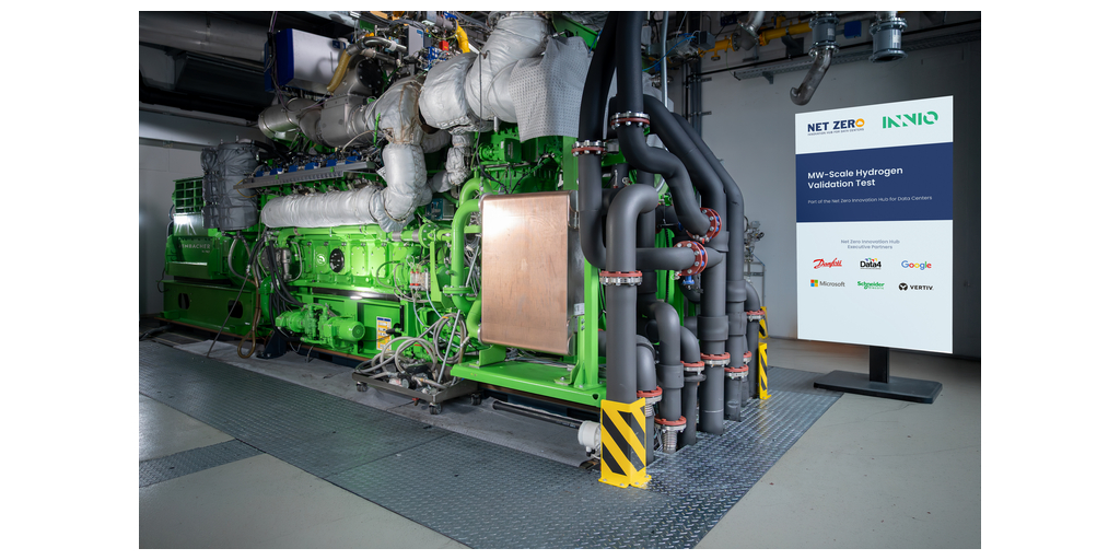 INNIO e Net Zero Innovation Hub offrono una prima dimostrazione mondiale di un sistema di alimentazione di backup da 3 MW per data center al 100% a idrogeno