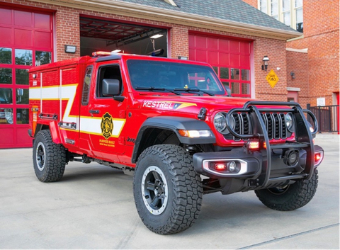 original Morgan Olson Showcases the Kestrel™ Work Truck for First Response Applications at FDIC 2026