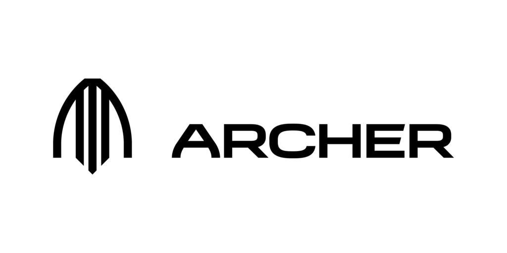 Archer Logo Lockup Black