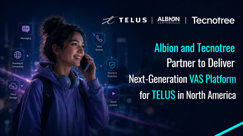 Albion and Tecnotree Partner to Deliver Next-Generation VAS Platform for TELUS in North America