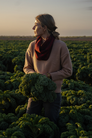 Eight years ago, Courtney Schuster Moore had no plans to become a farmer. Today, she leads one of the largest organic vegetable growing operations in Texas.