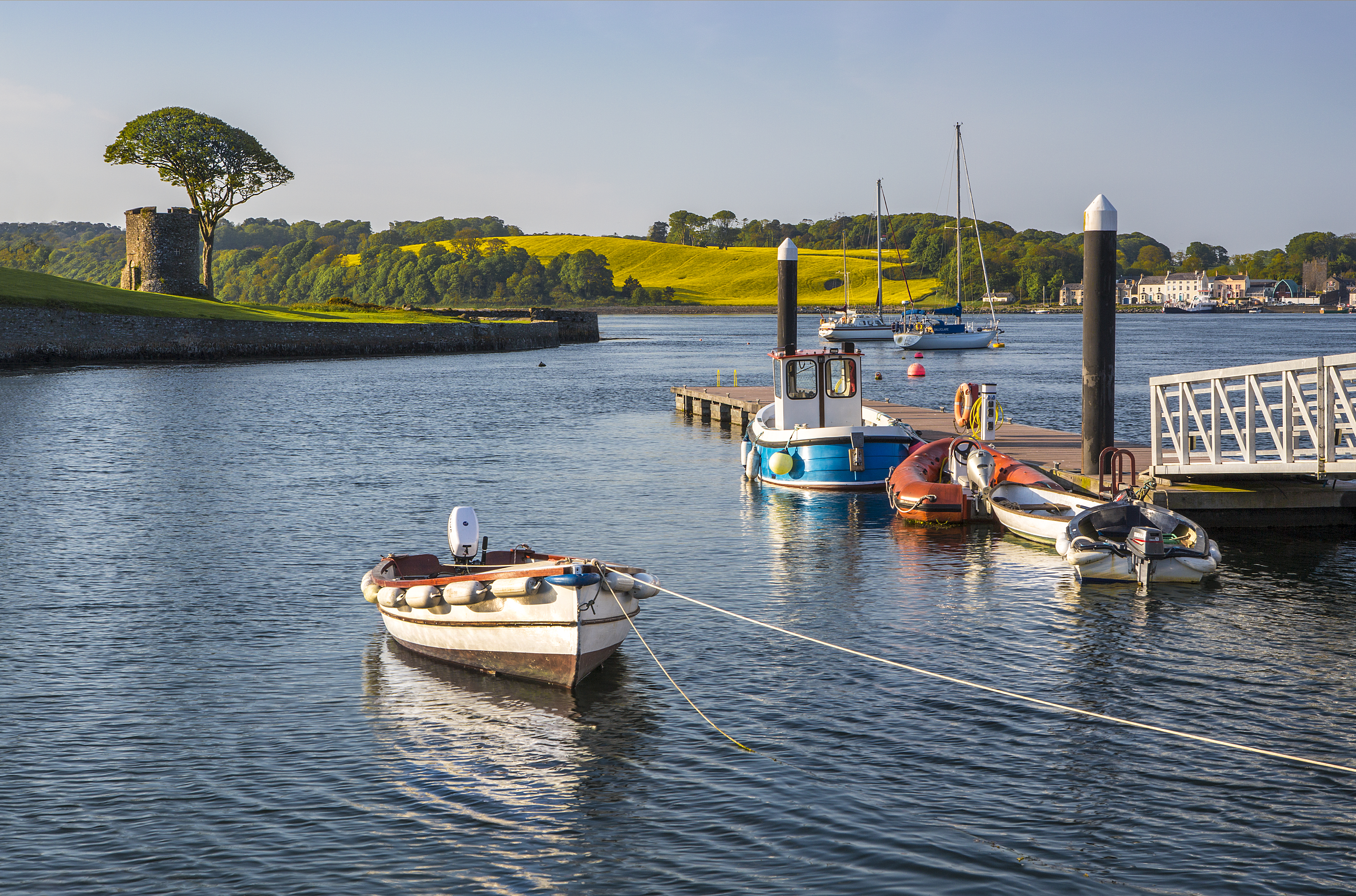 Strangford village Marina, Co. Down