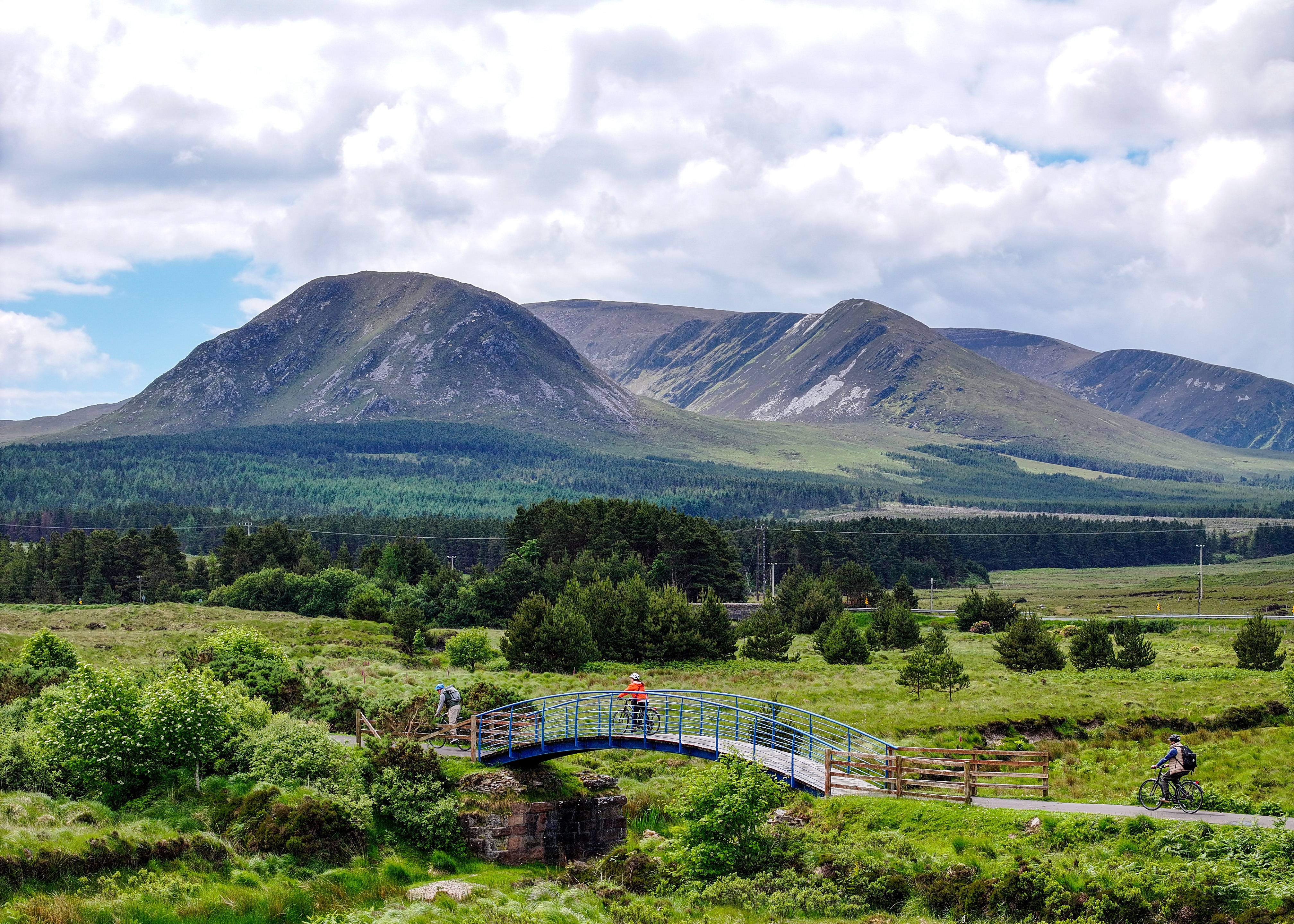 Cycling, Great Western Greenway, Co. Mayo