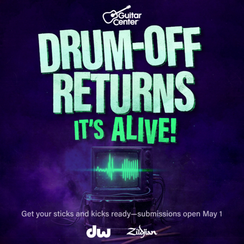 original Guitar Center announces the return of Drum-Off, the national drumming competition returning after nearly a decade. Drum-Off offers emerging drummers a platform to showcase their talent and advance their musical careers. Starting May 1, aspiring musicians can visit any Guitar Center store nationwide to record auditions. Winners compete before legendary judges and a live audience on August 20, 2026, in Hollywood, CA for a career-defining prize package.