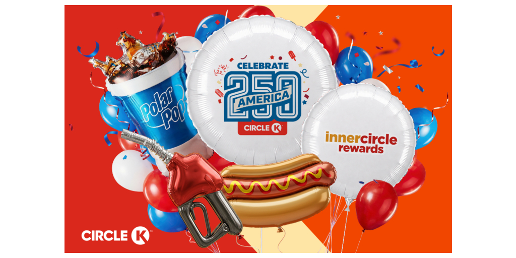 Circle K da inicio a la celebración por los 250 años de Estados Unidos con descuentos en combustibles y ahorros durante todo el verano