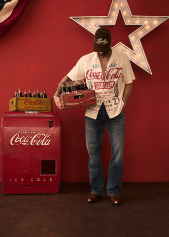 original Lucky Brand x Coca-Cola is available to shop now online and at Lucky Brand stores.