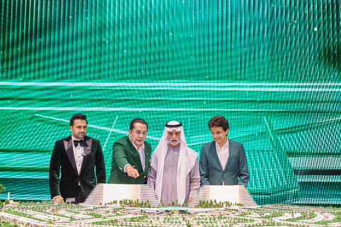 original Nahyan bin Mubarak Unveils Greenz by Danube, Dubai’s First Fully Furnished Master Villa Project (Photo: AETOSWire)