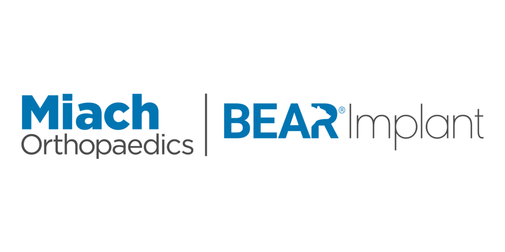 Miach Orthopaedics Names Jamal Rushdy President & CEO 3 Miach BEARImplant Full Lockup Blue DarkGray %281%29