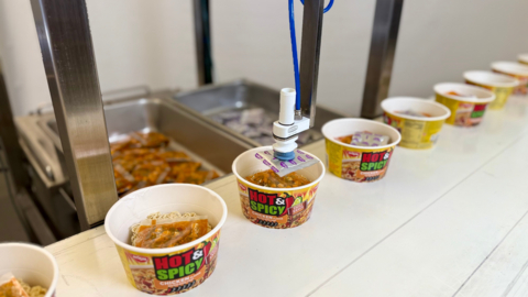 original The most common applications for Chef’s CPG line automation include shelf-stable products like instant noodles and ramen bowl assembly.