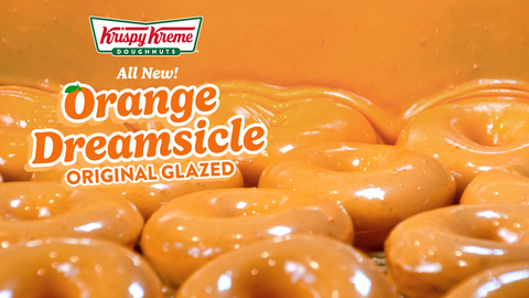 Available only May 14-17, get an Orange Dreamsicle Original Glazed® Dozen for just $5 with the purchase of any dozen at regular price