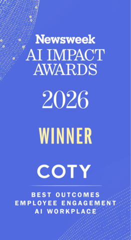 original Coty wins AI Impact Award 2026