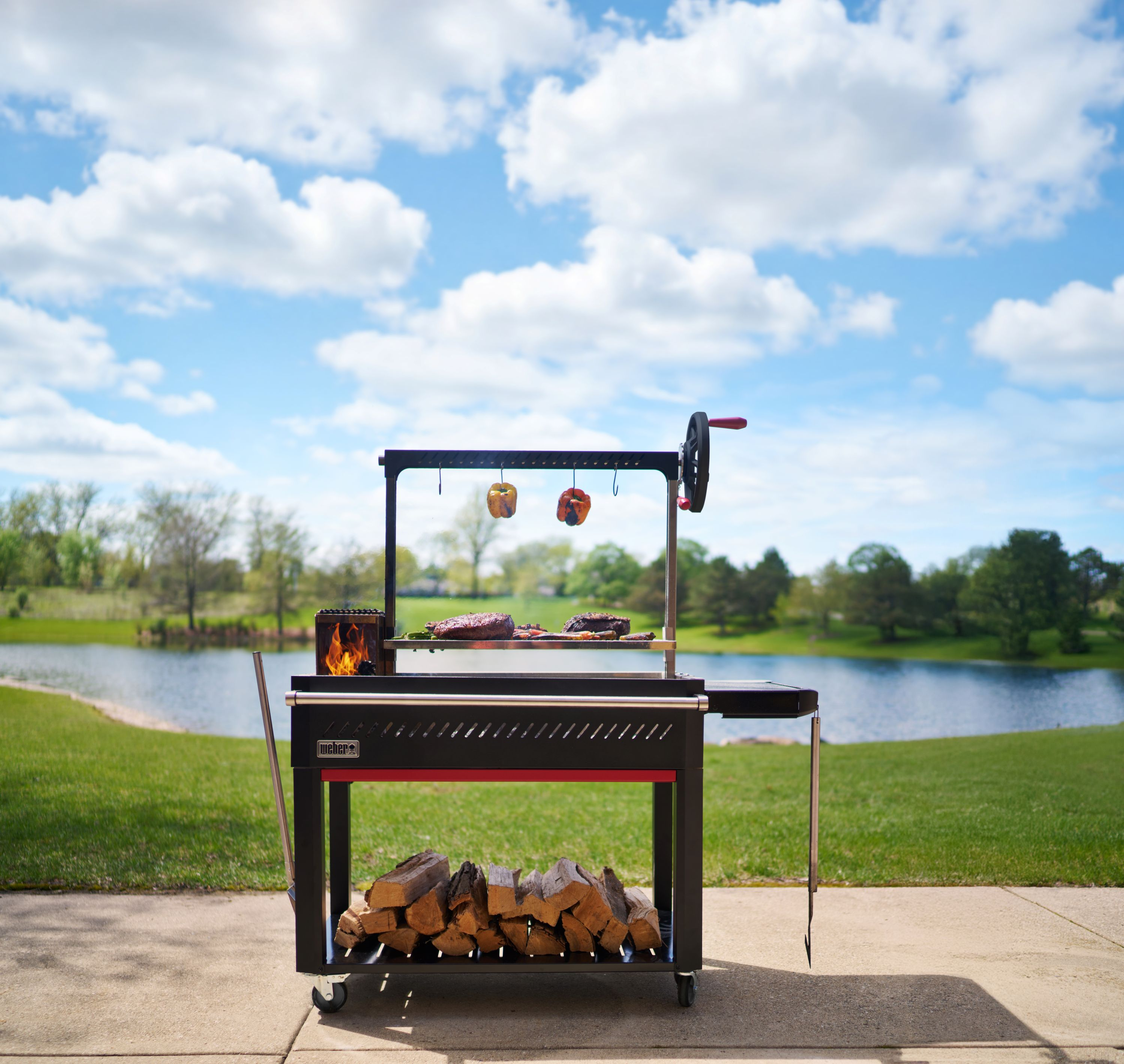 Weber Unveils Its First Santa Maria-Style Live-Fire Grill at Memphis in May During Inaugural Open Fire World Championship