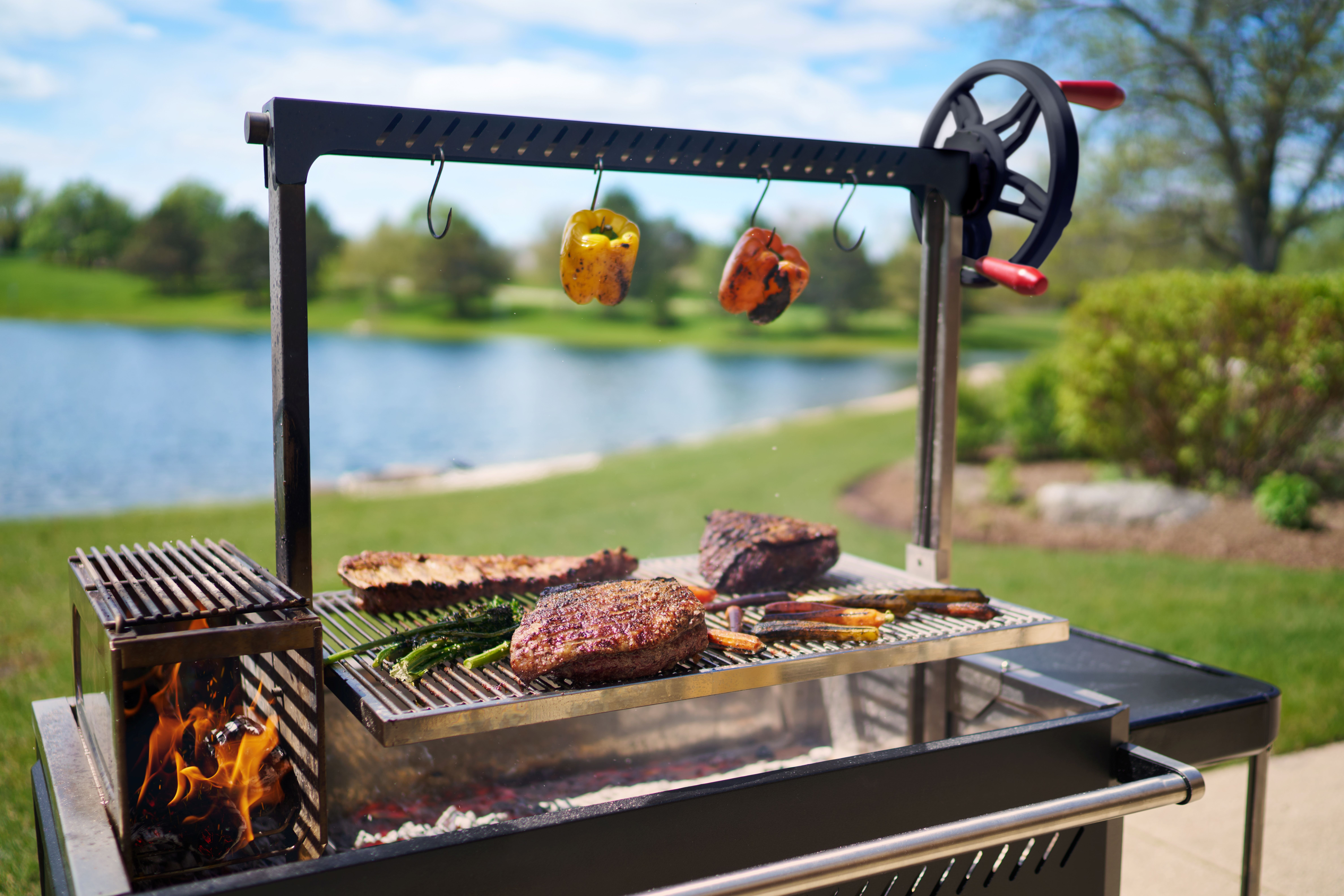 Weber Unveils Its First Santa Maria-Style Live-Fire Grill at Memphis in May During Inaugural Open Fire World Championship