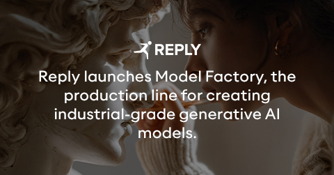 original Reply Model Factory is an industrial production line for building frontier generative AI models grounded in corporate knowledge and designed to power AI systems and agents aligned with each organisation’s operational context.